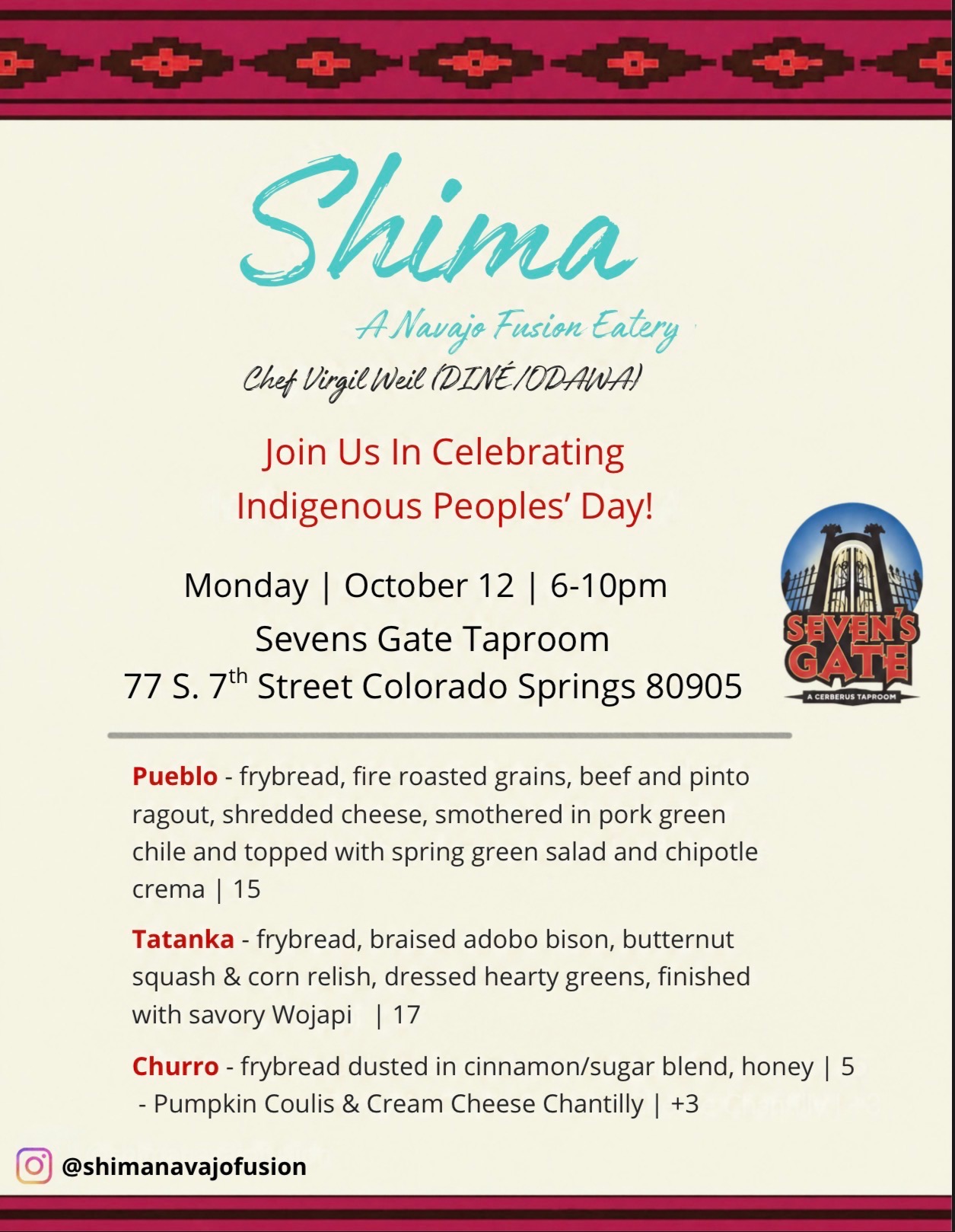 Shima Navajo Fusion Pop-up